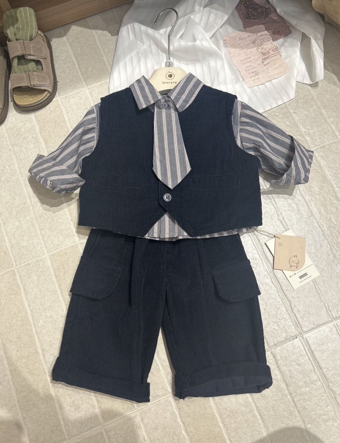 紳士背心套裝三件組