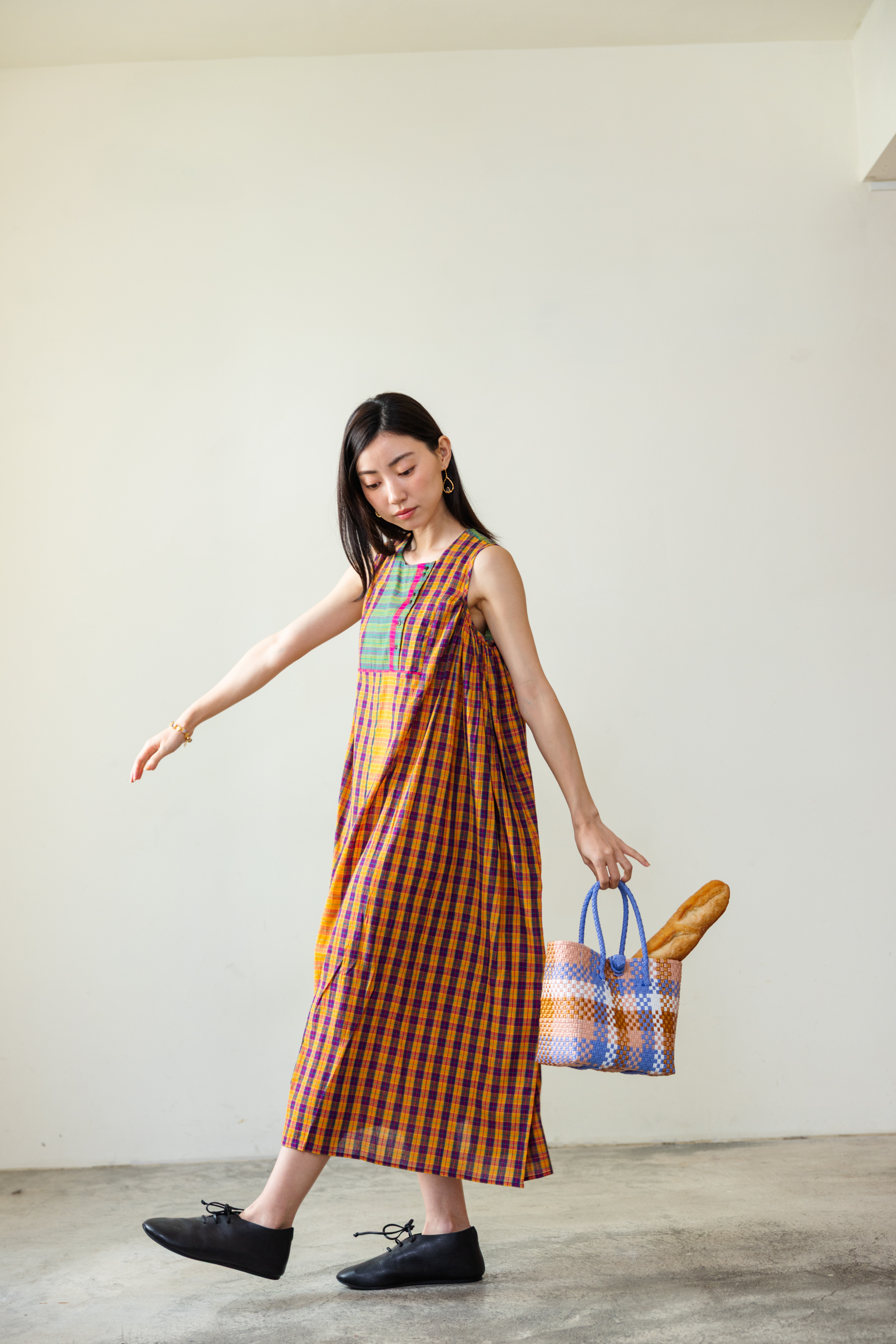 【Kilchu】KALAKAR Exclusive -Madras dress