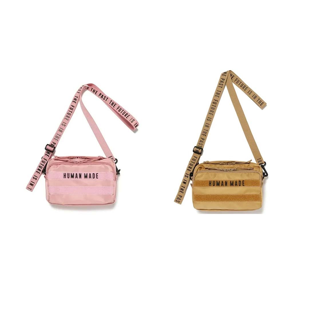 2026AW HUMAN MADE MILITARY POUCH 魔鬼氈 兩種LOGO 側背包 熱門款 5色 現貨 HM29GD009 / HM30GD046 / HM31GD048 / HM32GD070