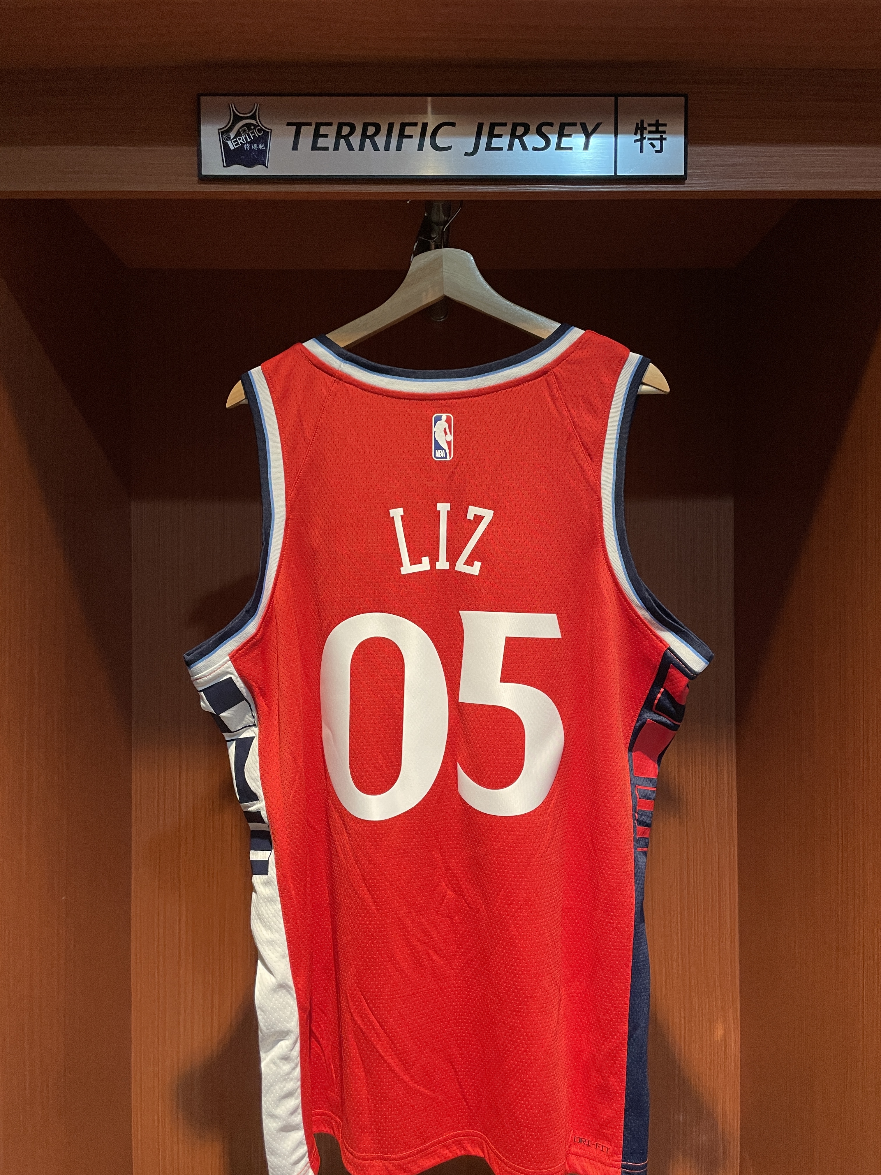NBA球衣 Liz #05 IVE 洛杉磯快艇紅 Statement Jordan Swingman 球迷版 熱轉印 全新