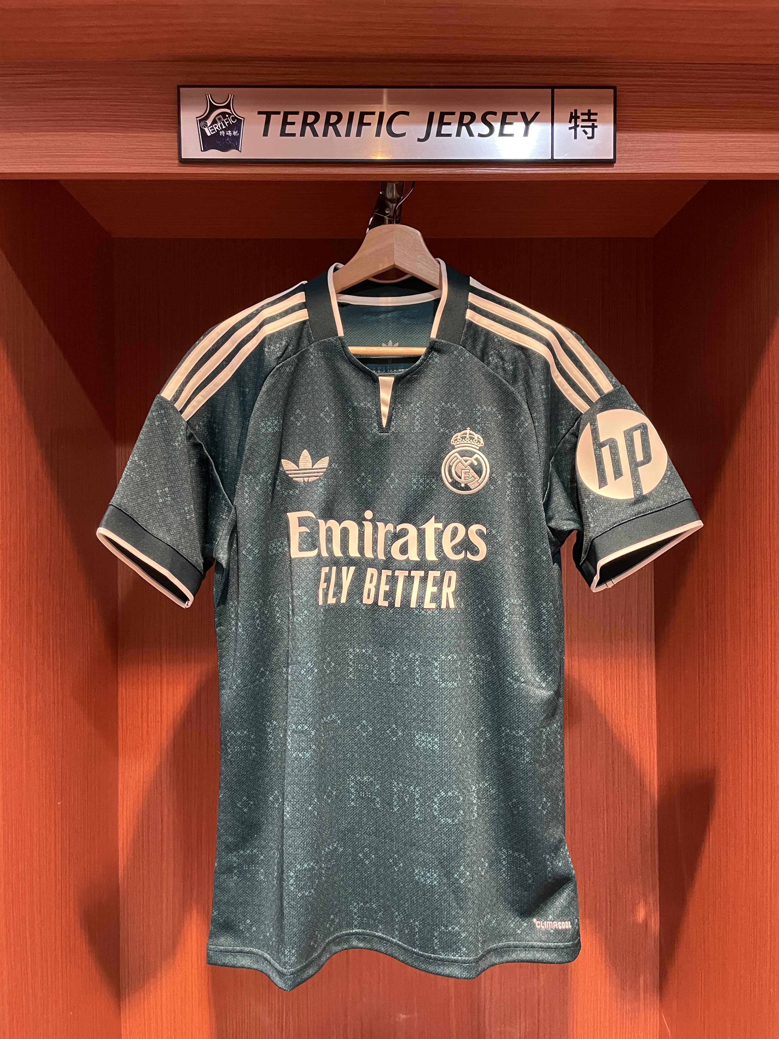 LALIGA足球 Jude Bellingham 皇家馬德里 客場綠 26-27 Away Adidas Replica Jersey 球迷版 燙印 全新