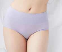 B22023 【好•收腹】中高腰收腹莫代爾棉抗菌三角褲-M