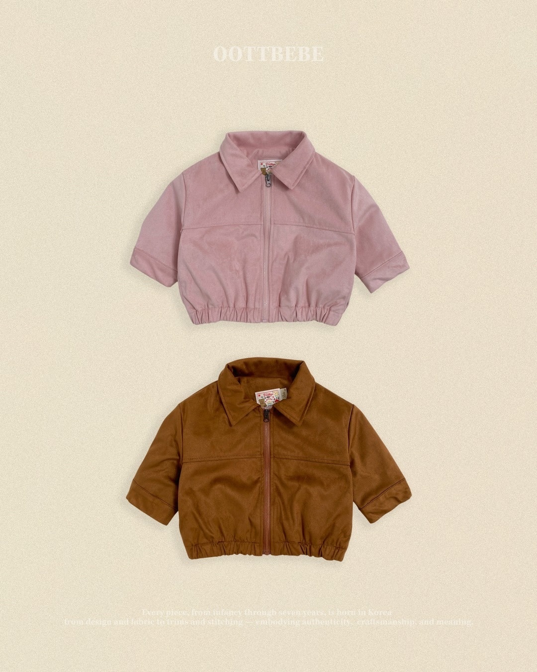 OOTT BEBE Premium Suede Jacket