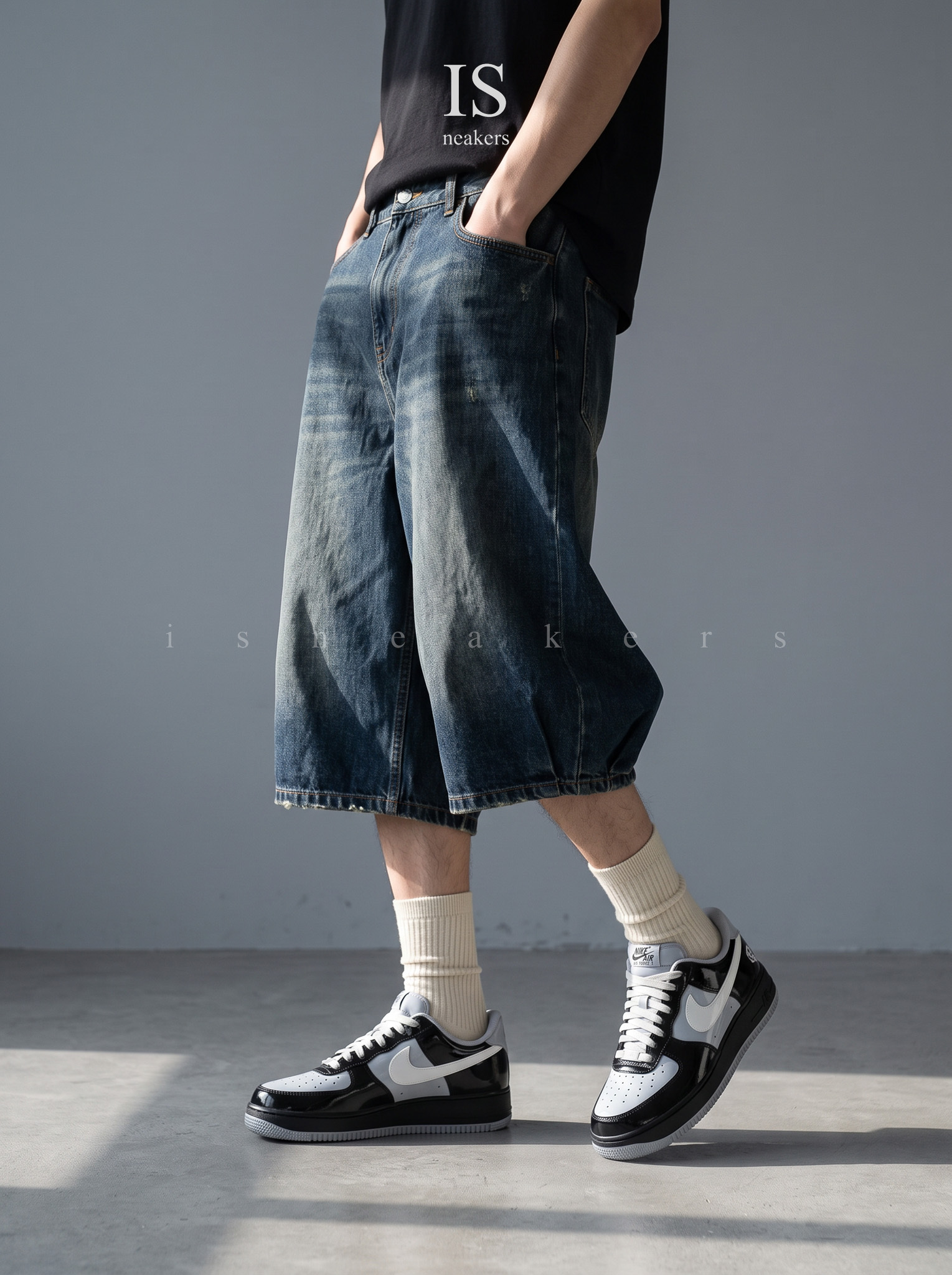 iSNEAKERS｜Central Cee x Nike Air Force 1 黑白灰 IO9974-010