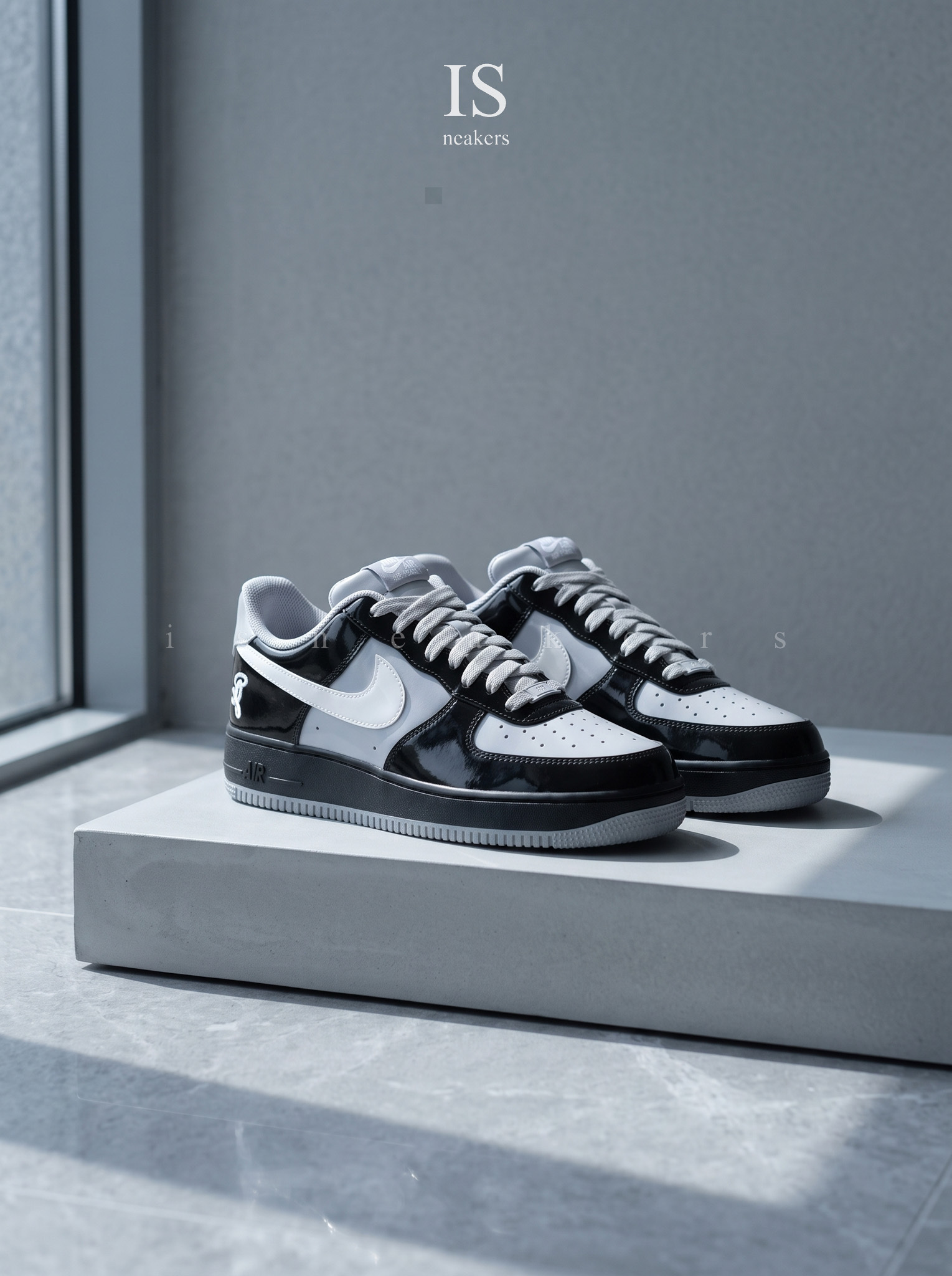 iSNEAKERS｜Central Cee x Nike Air Force 1 黑白灰 IO9974-010