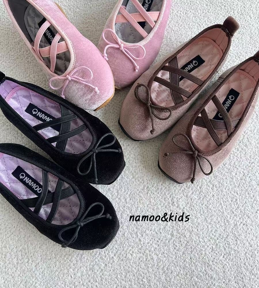 NAMOO Ann's Velvet Mary Janes
