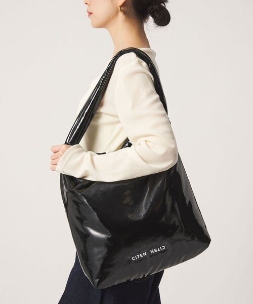 CITEN / Enamel Hobo Bag