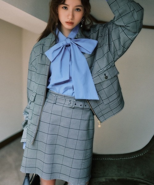 MARY QUANT×VIS / Belted Mini Skirt