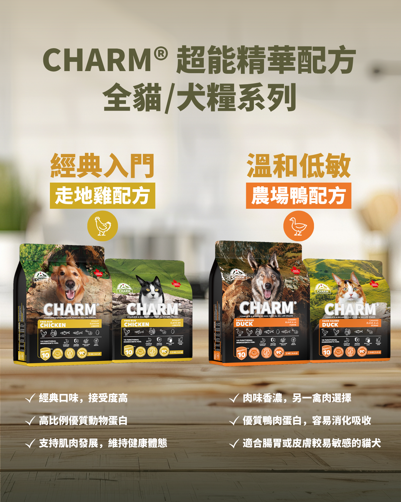 CHARM® 野性魅力 無穀天然全貓糧