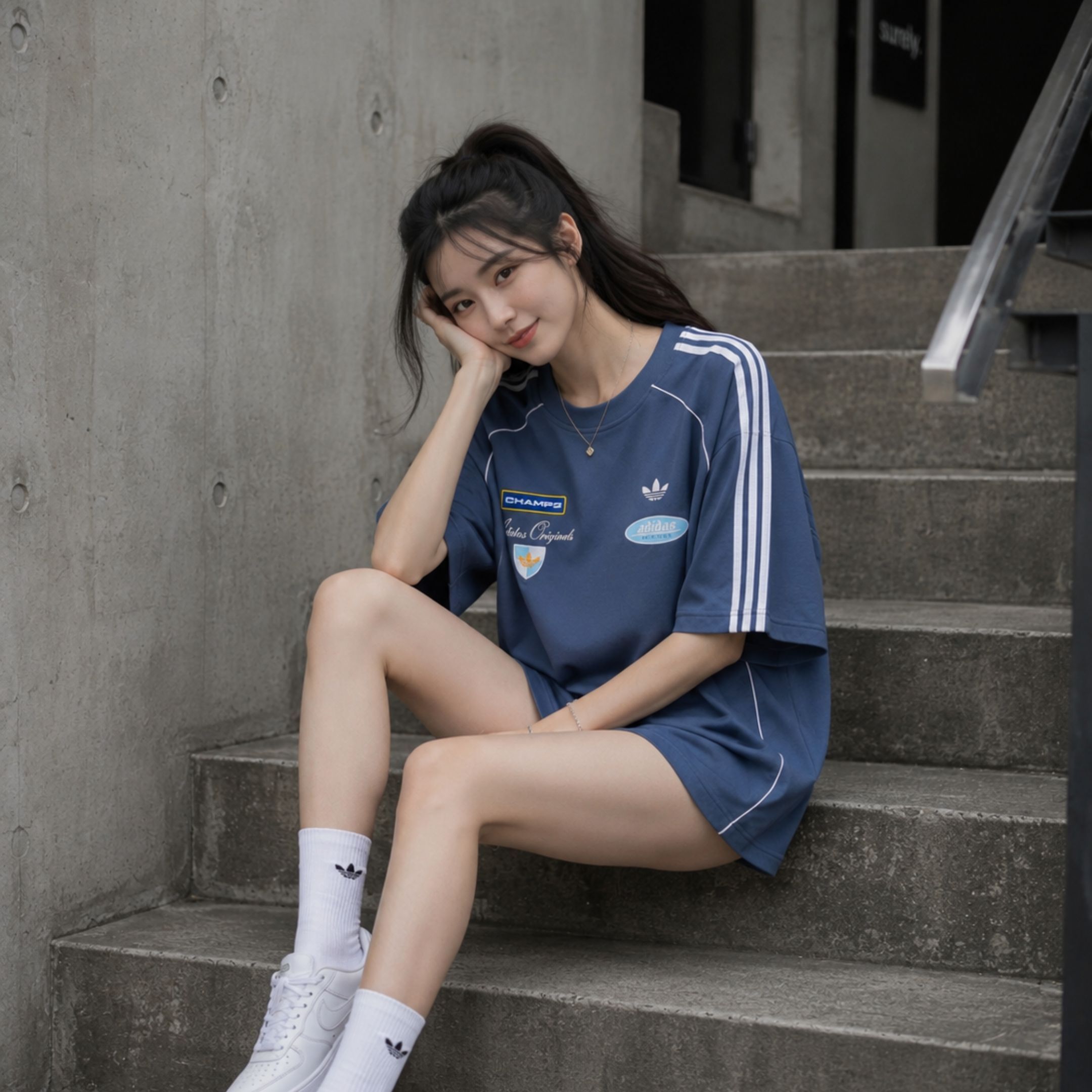 NICEDAY 服飾 代購 Adidas originals RAC ICON 賽車風 運動 上衣 短袖 TEE 藍 深紅 紅 LD6503
