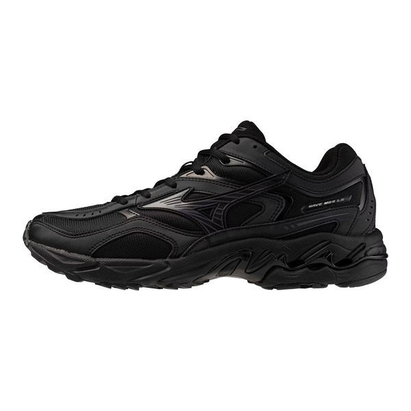 Mizuno 美津濃 Wave MG4 LS D1GA260C01 男 休閒鞋 寬楦 復古 流行 黑