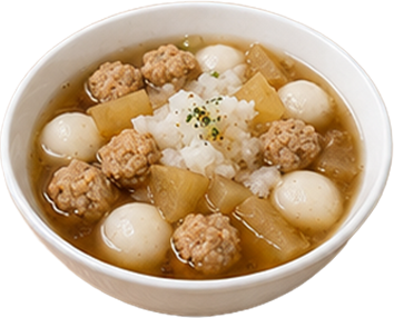 麻糬肉丸蘿蔔泥
