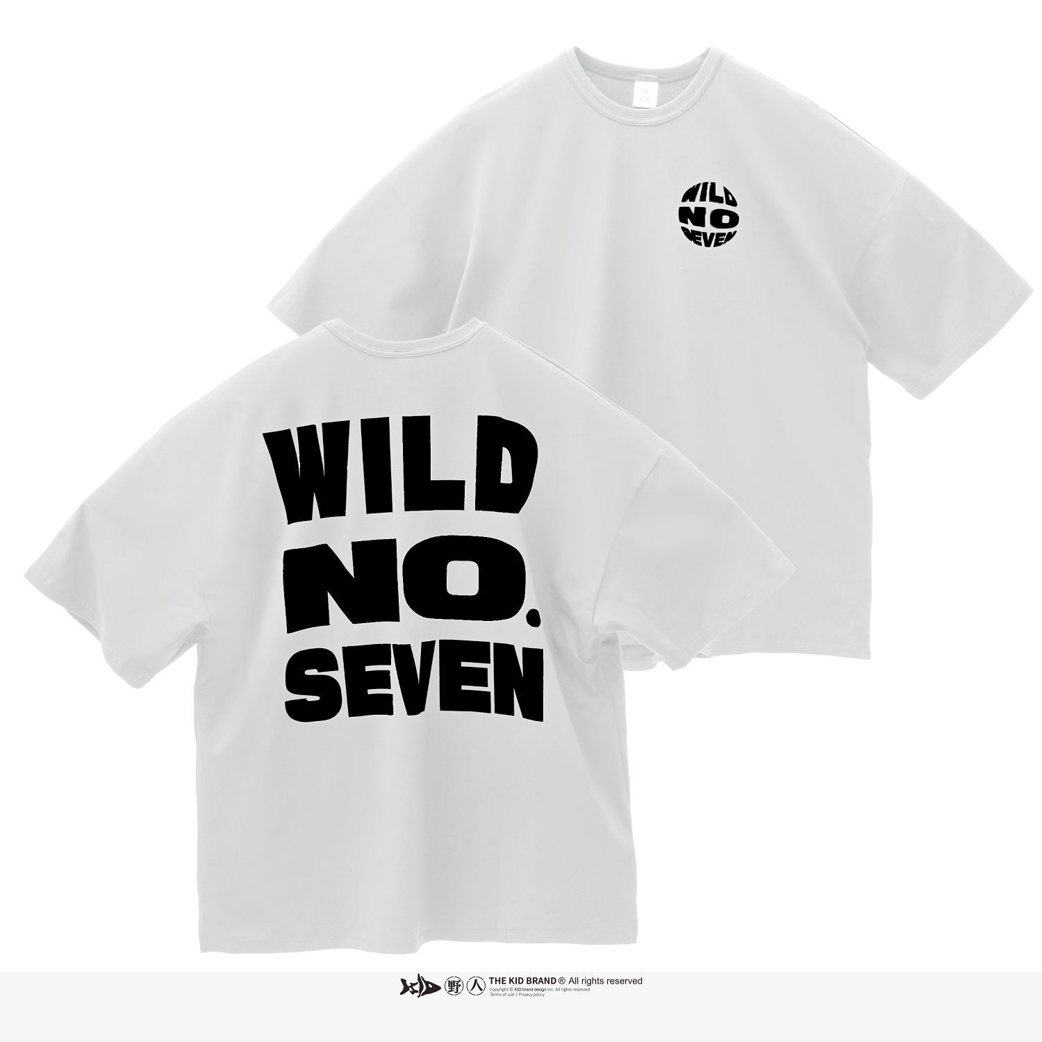 KID ® 野人七號部落 寬版短T