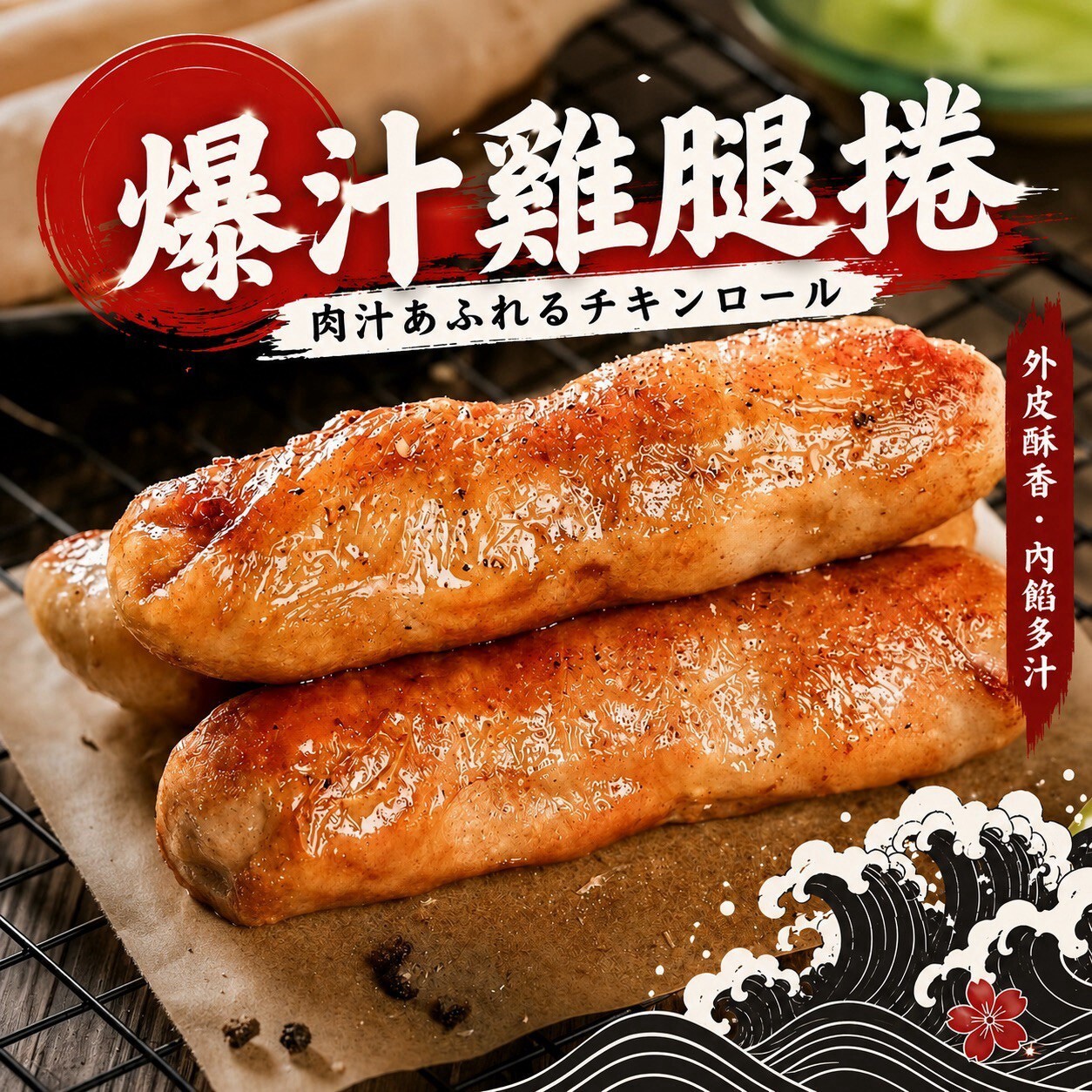 (團購)爆汁雞腿捲(09/22到貨)