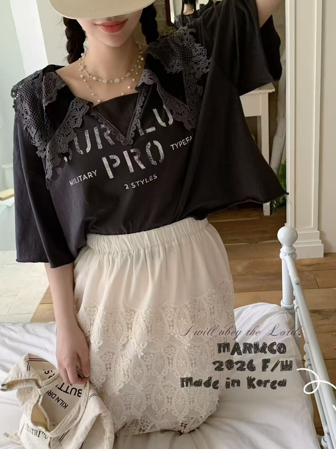 (現貨)韓國MARI&CO TEE-2色 #G845
