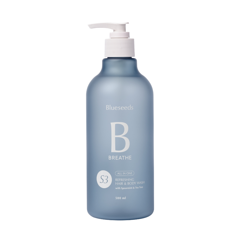S3 薄荷茶樹全身舒爽潔淨露 500ml｜洗髮沐浴 All in one