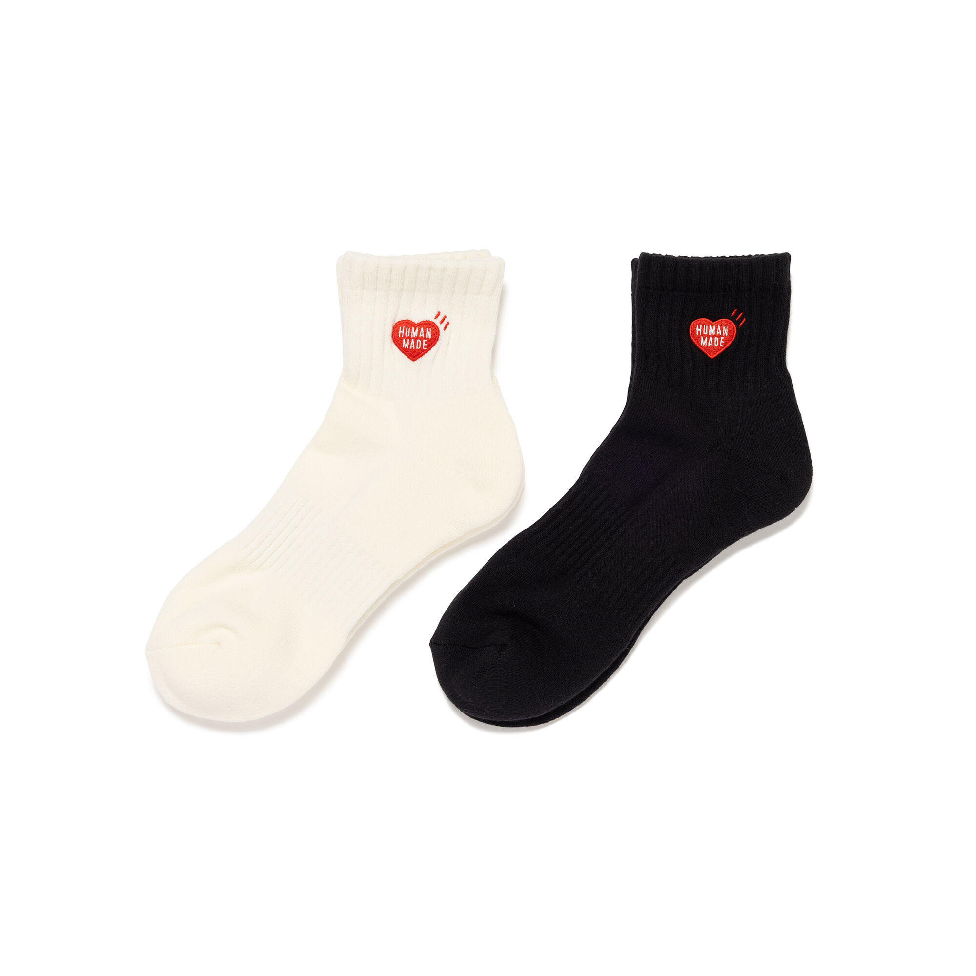 預購┃HUMAN MADE PILE SHORT SOCKS 紅色 刺繡 愛心 襪子 短襪