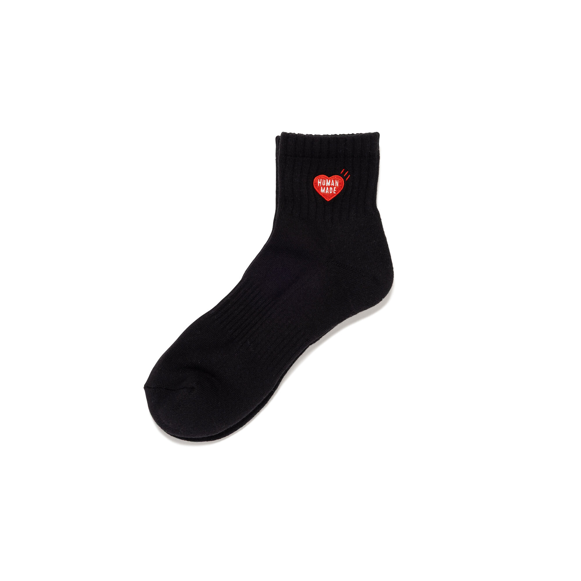 預購┃HUMAN MADE PILE SHORT SOCKS 紅色 刺繡 愛心 襪子 短襪