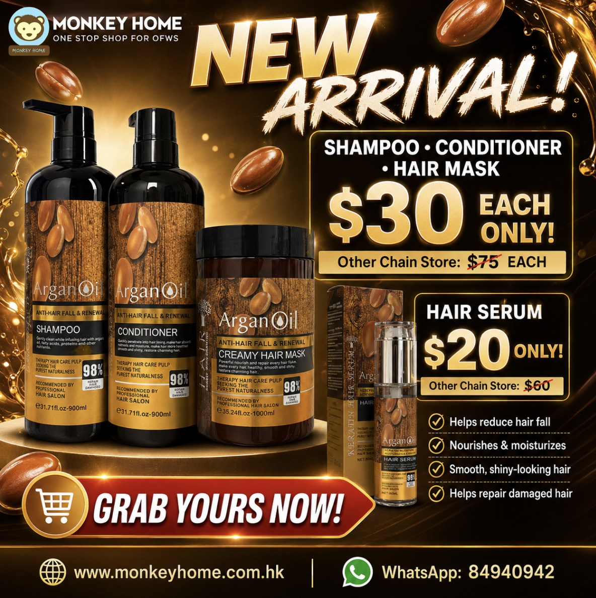Argan Oil Hair Care