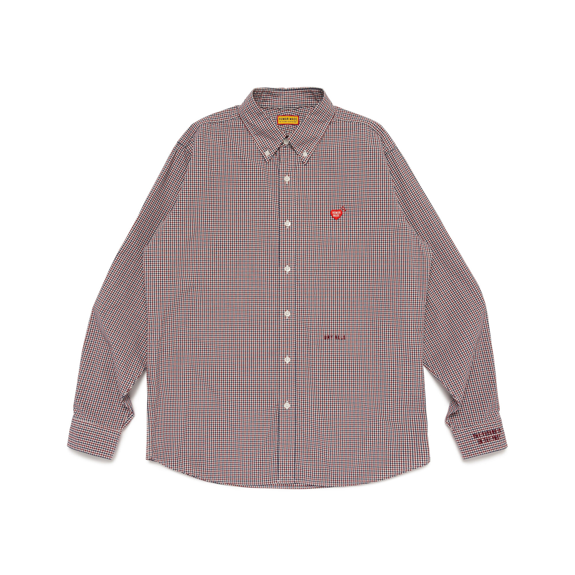 預購┃HUMAN MADE CHECK BD SHIRT 愛心 格紋 長袖 襯衫