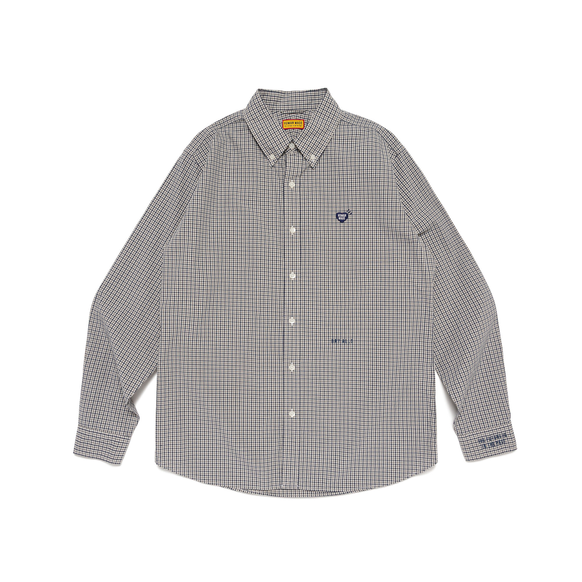 預購┃HUMAN MADE CHECK BD SHIRT 愛心 格紋 長袖 襯衫