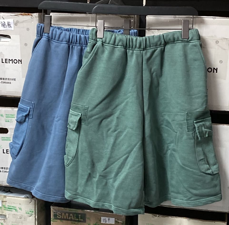 現貨 韓國 拼布側袋速腰短褲 <清貨價貨品，不設退換>(AT269 474)