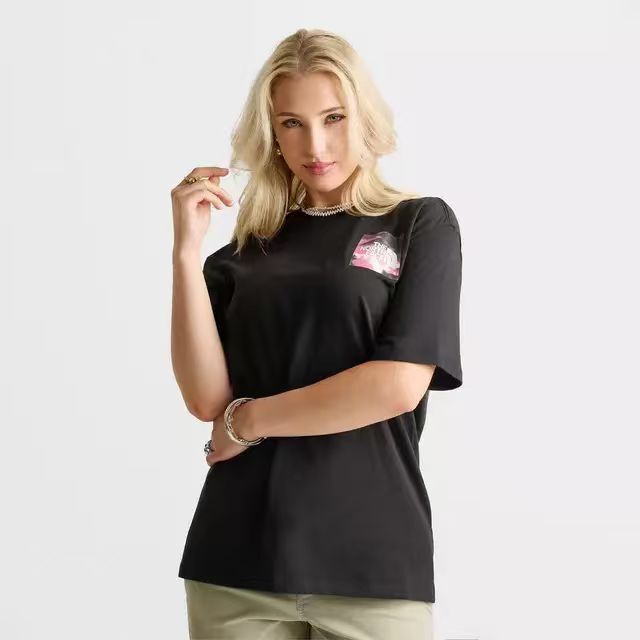 【預購】The North Face H090353 女裝寬鬆短袖上衣 (黑色)