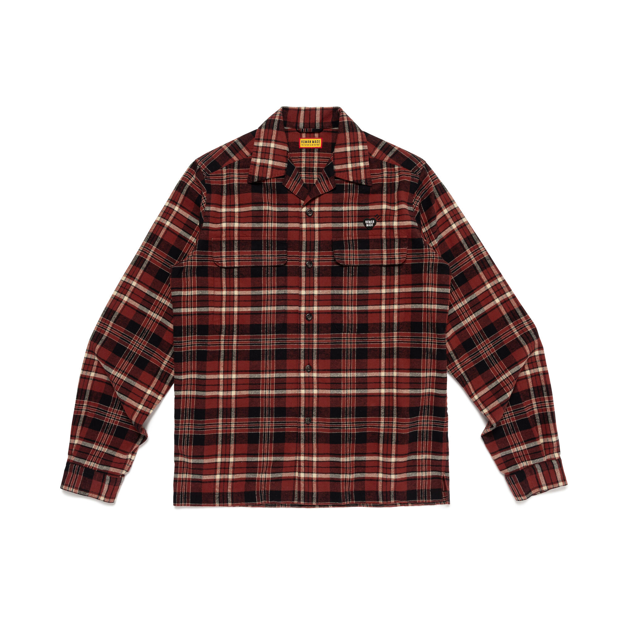 預購┃HUMAN MADE FLANNEL CHECK SHIRT 愛心 刺繡 法蘭絨 格紋 襯衫