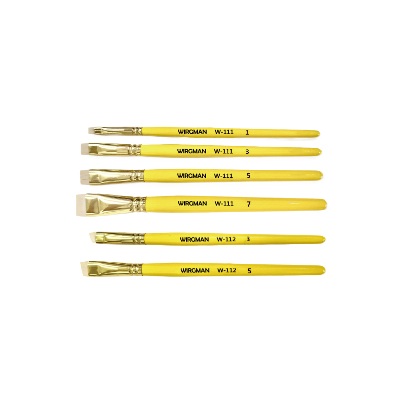 台灣 Wirgman 華格曼 水彩洗色筆 W-111平頭/W-112斜頭