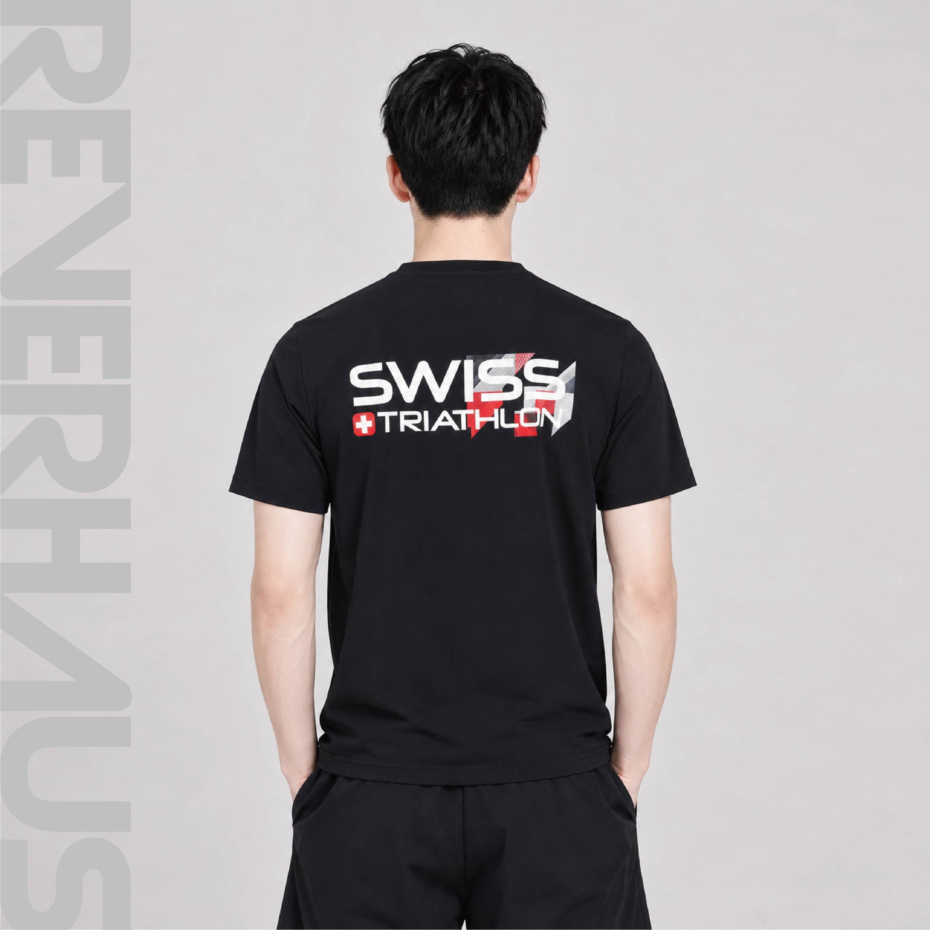 【 DESCENTE｜ 涼感機能運動短TEE - 黑 】