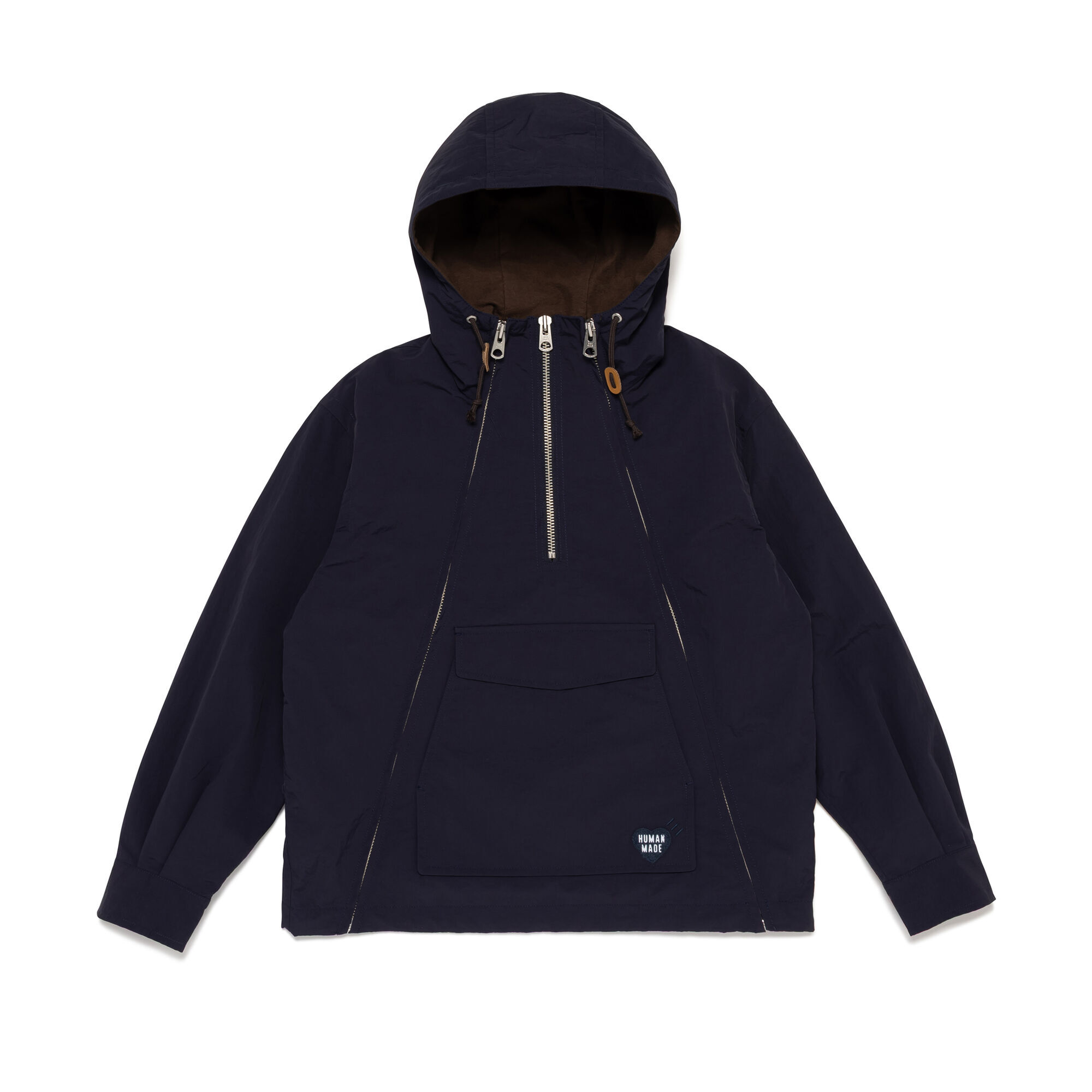 預購┃HUMAN MADE ANORAK PARKA 三拉鍊連帽外套 綠色小愛心 防風 外套 衝鋒衣