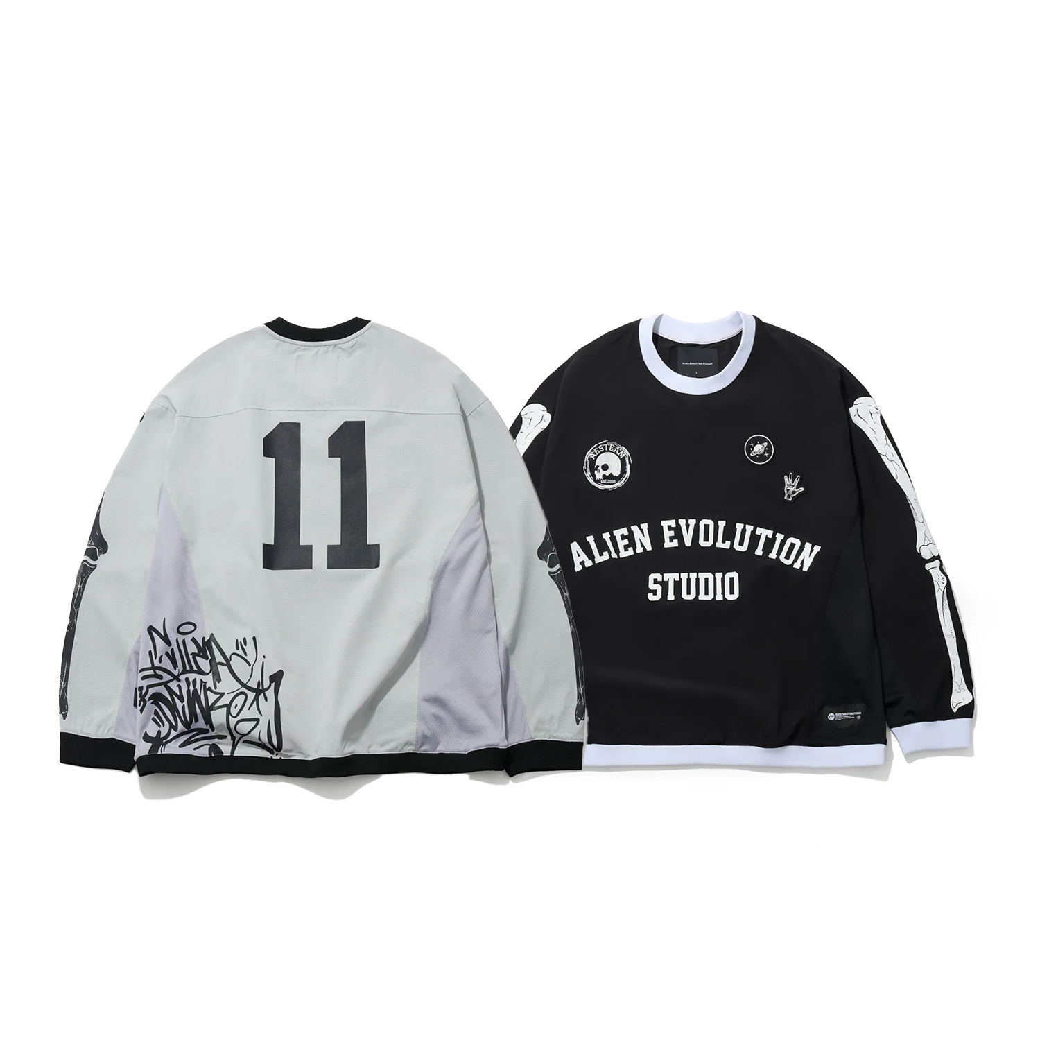 【車庫服飾】AES "11" SKELETON L/S MESH JERSEY