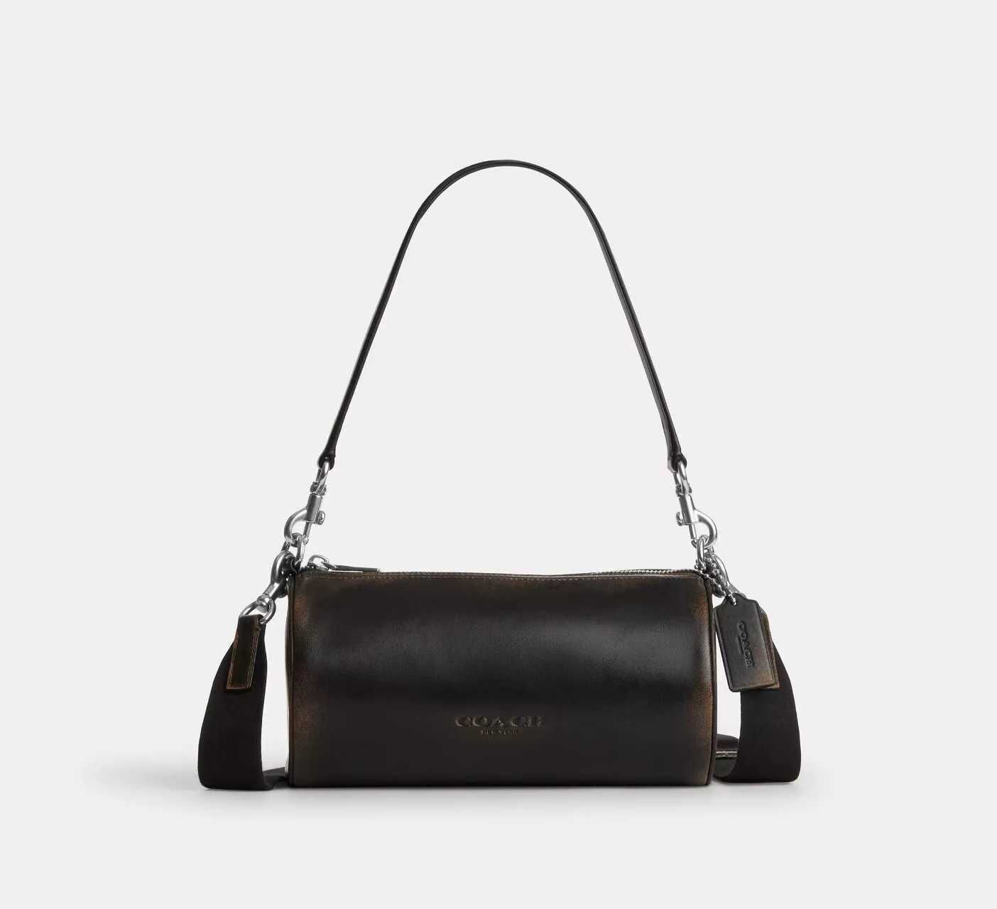 【預購】COACH H090356 Andre 24號圓筒包 (黑色)
