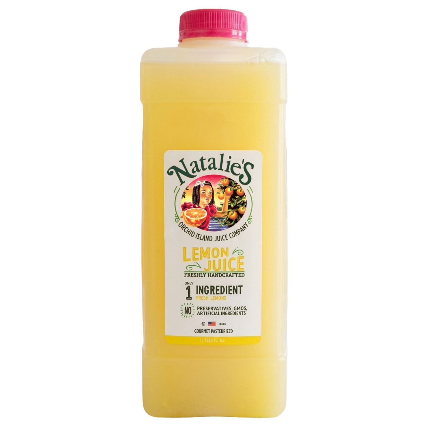 US 100% Pure Florida Frozen Lemon Juice 1000ml /bottle (Frozen，-18℃)