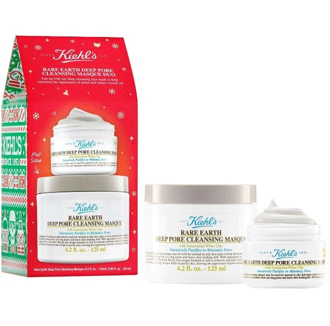 【現貨】KIEHL'S F092250 白泥毛孔深層清潔面膜套裝