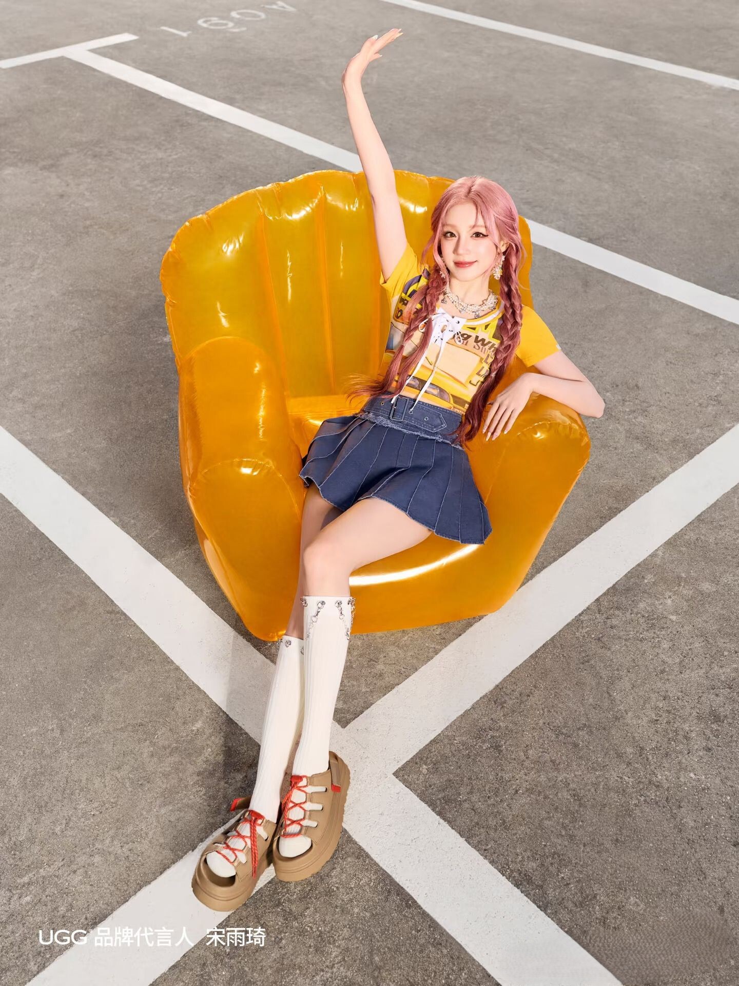 【預購】K090304 UGG GoldenGlow Toggle 女裝涼鞋