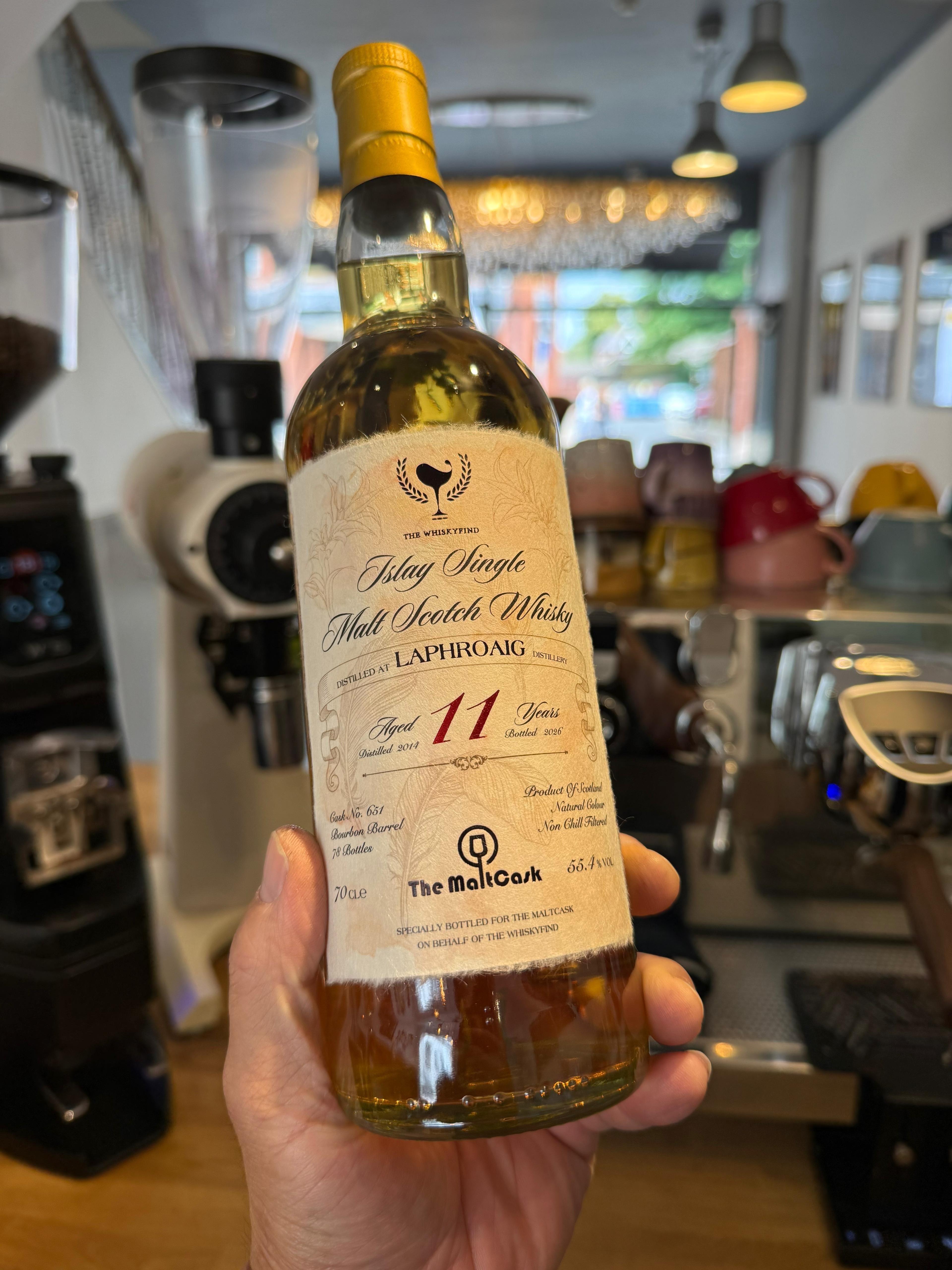 Laphroaig 2014/2026 11YO #651 55.4% The Whiskyfind x The MaltCask《不朽之歌》現金價$899