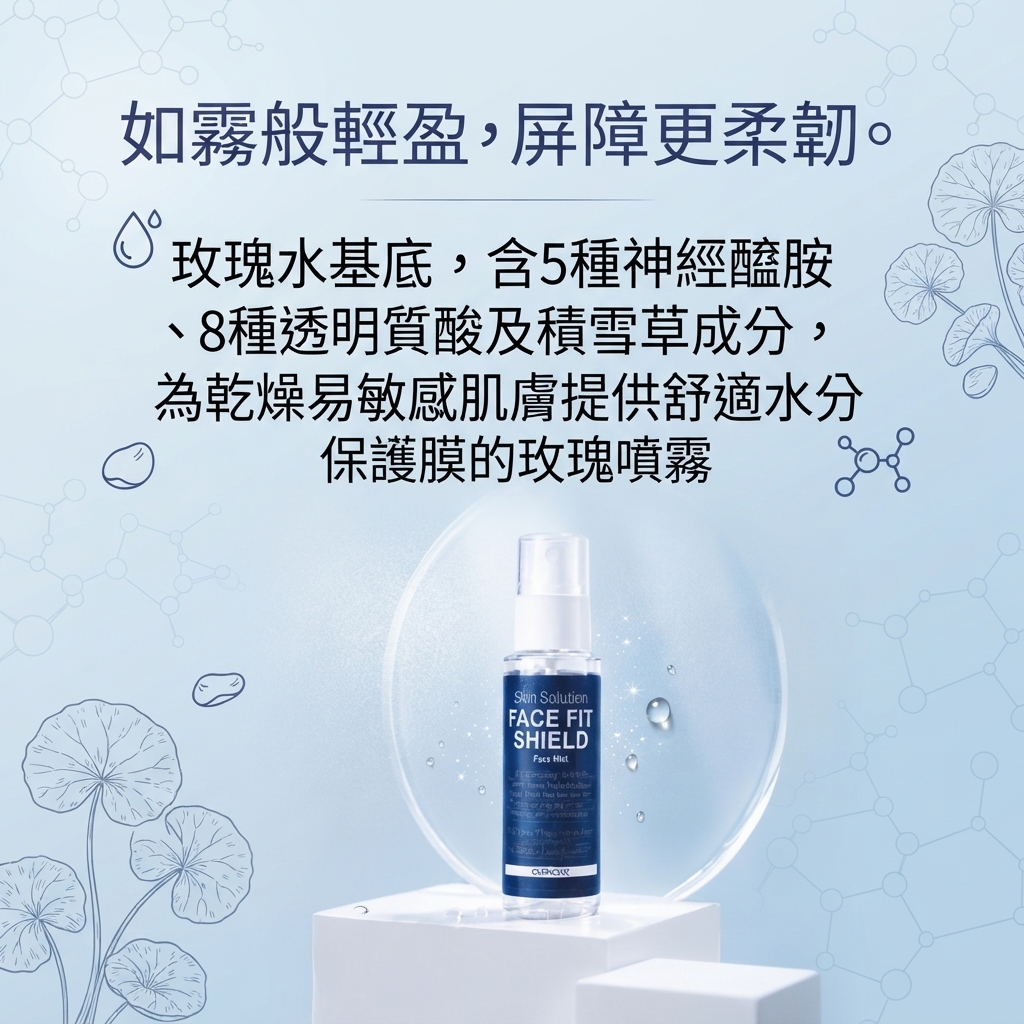 預訂10月上旬到【Ordicosy 8透明質酸玫瑰噴霧 80ml】
