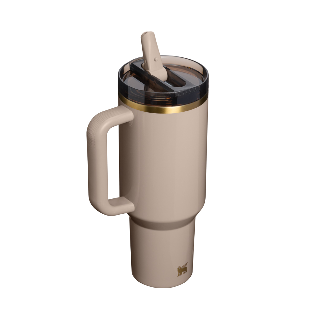 STANLEY 防漏吸管隨手杯 1.18L / 光澤沙棕
