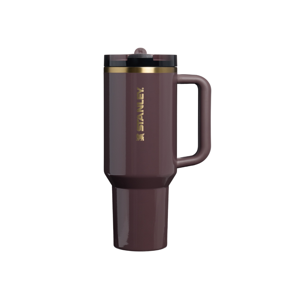 STANLEY 防漏吸管隨手杯 1.18L / 光澤無花果