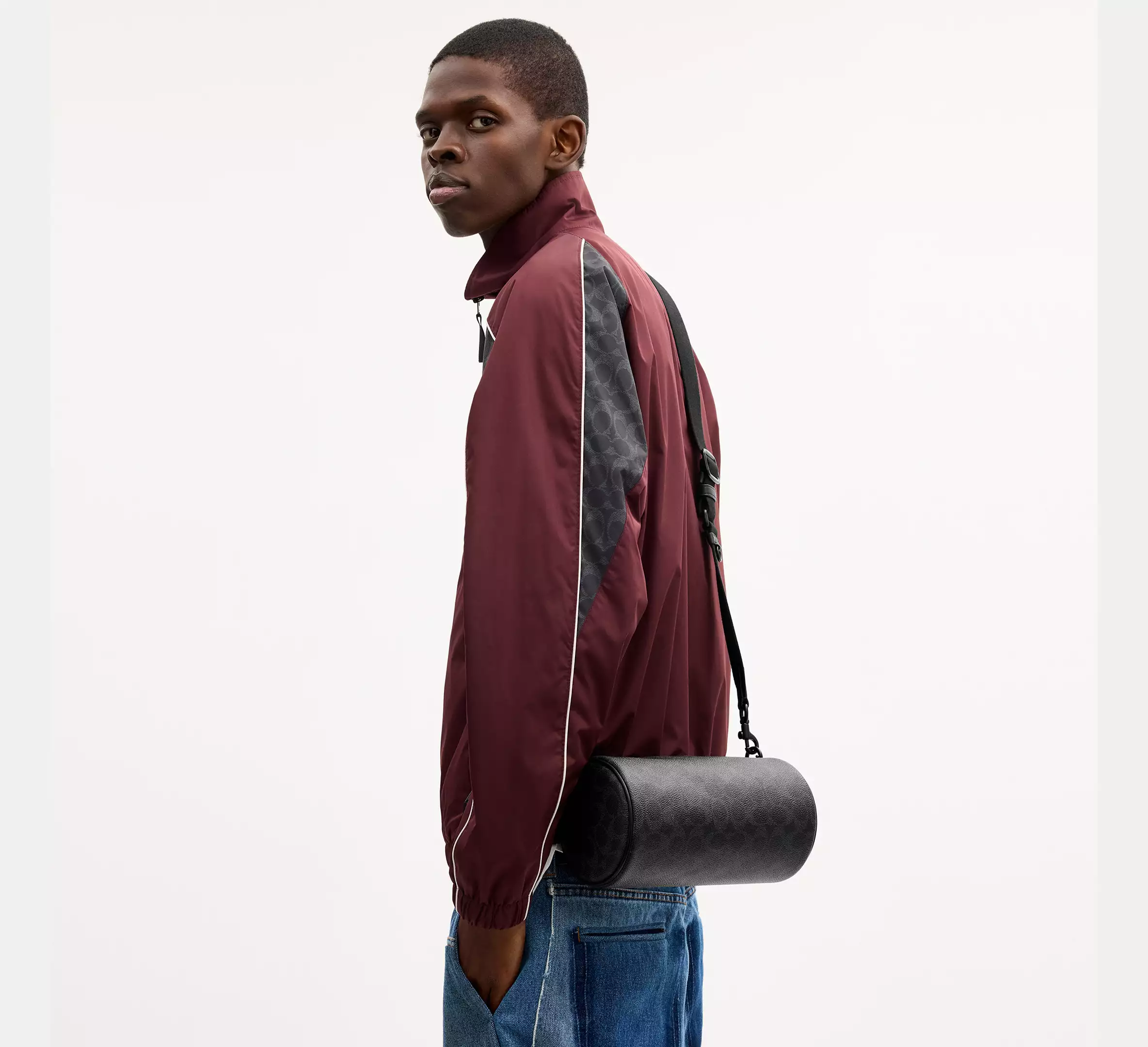 【預購】COACH H090310 Andre 24 圓筒手提包