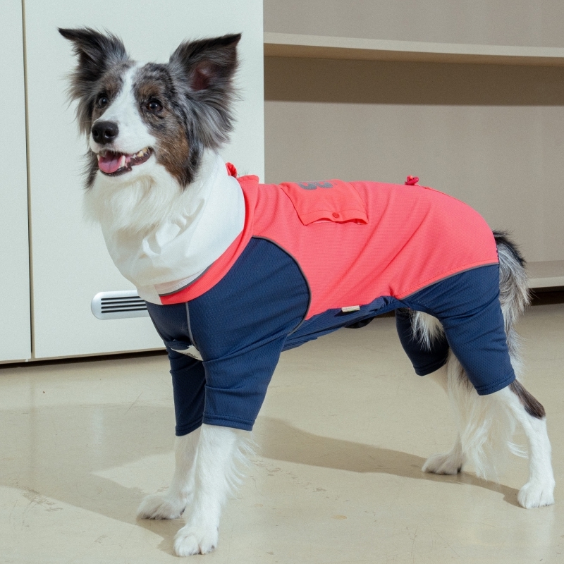 puppygallery｜Clay Club涼感四腳衣 暗粉