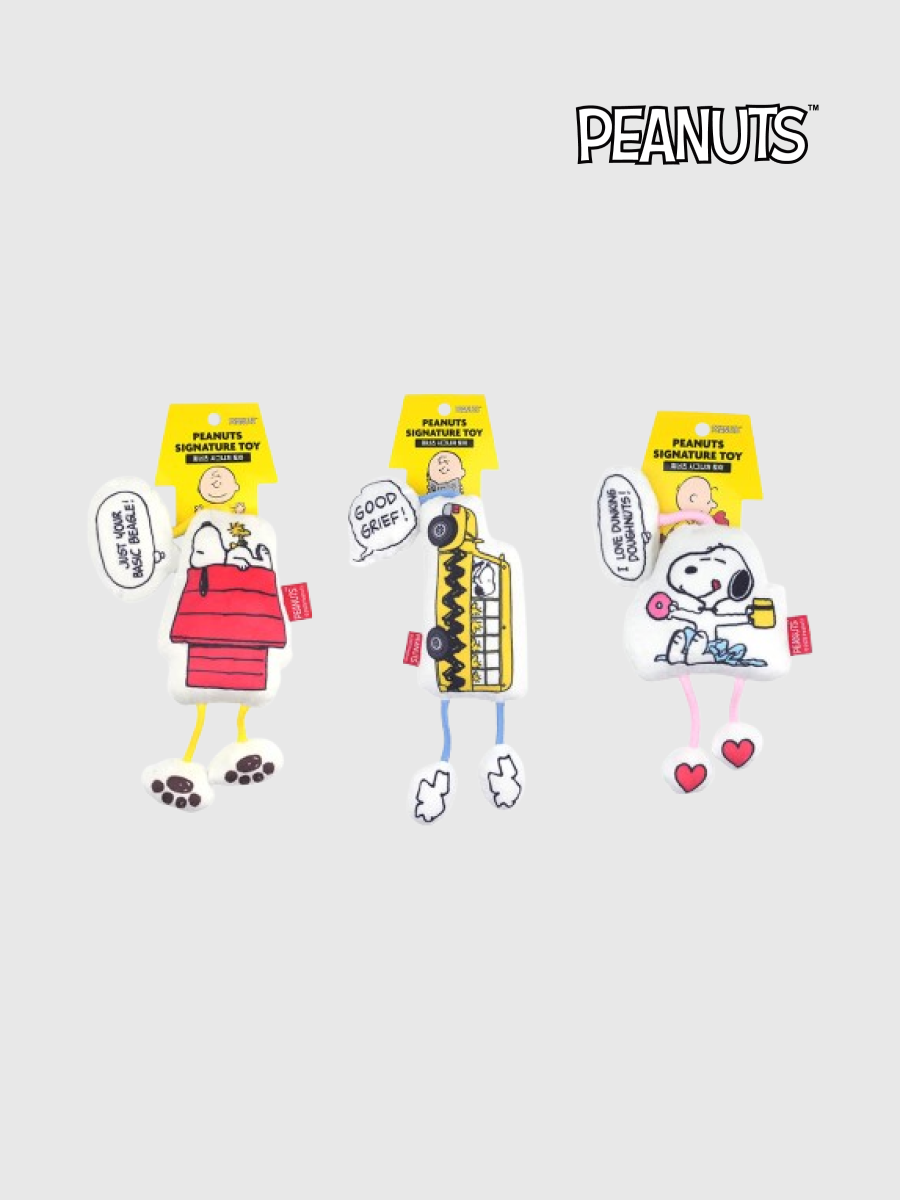 【Peanuts】史努比經典主題啃咬發聲玩具