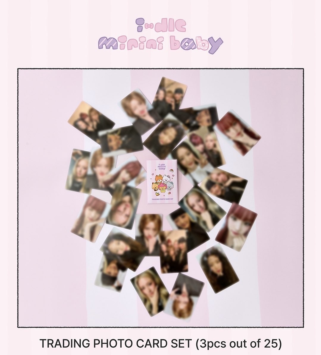 I-DLE Minini baby trading photo card set