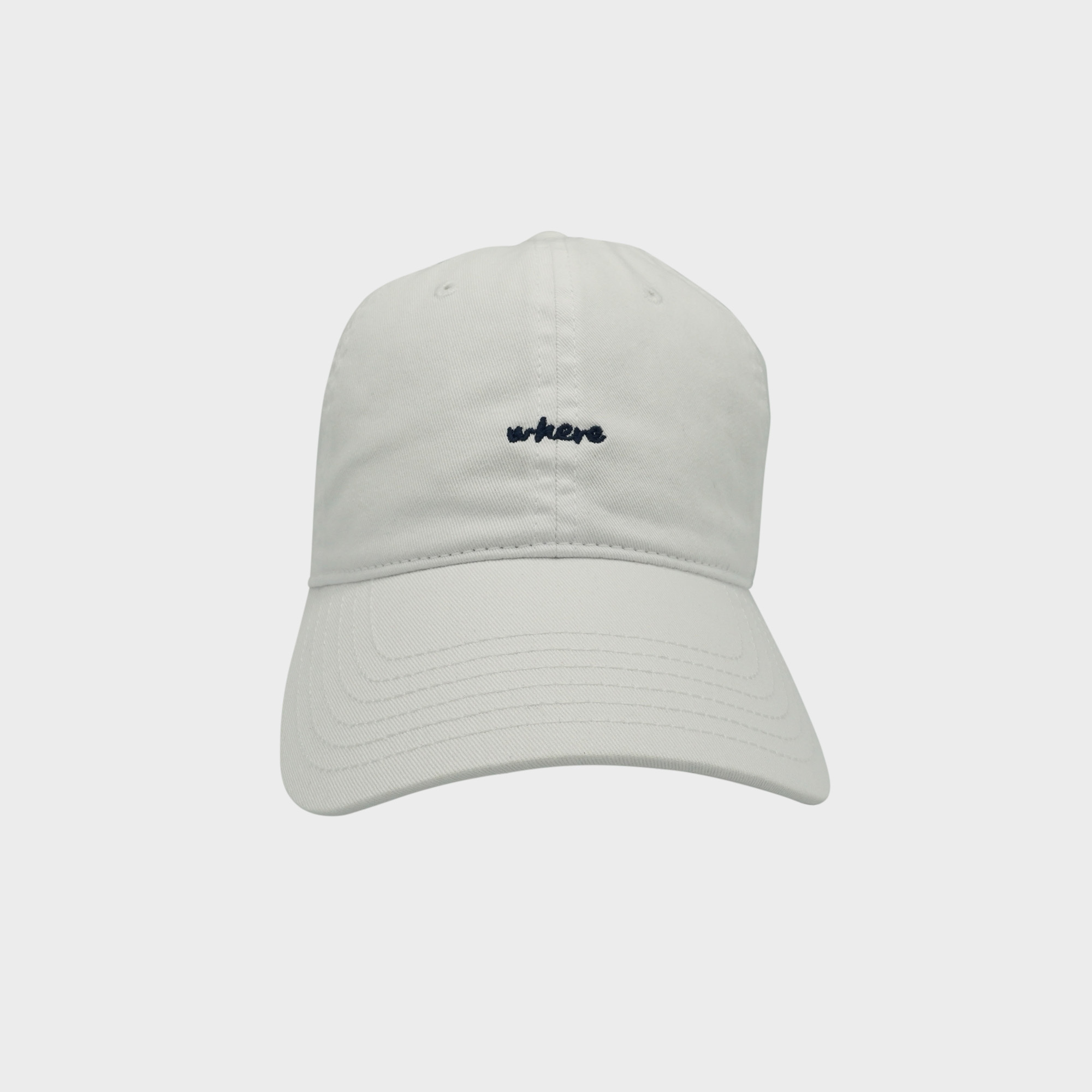 where刺繡老帽 | 百搭白