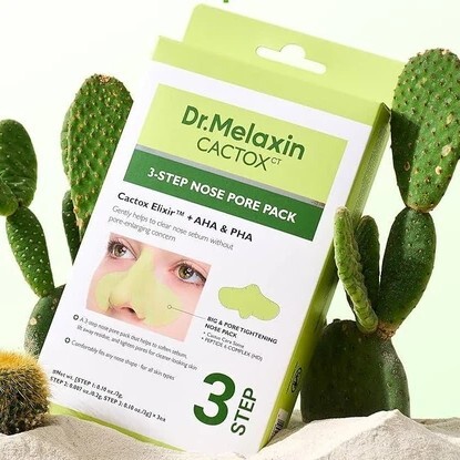 Dr.Melaxin CACTOX 三步驟黑頭毛孔鼻貼 3set