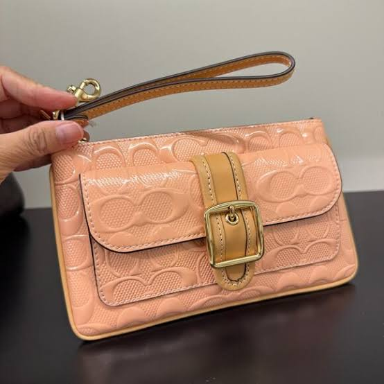 【預購】COACH H090309 Ashton 手腕包 (粉色)
