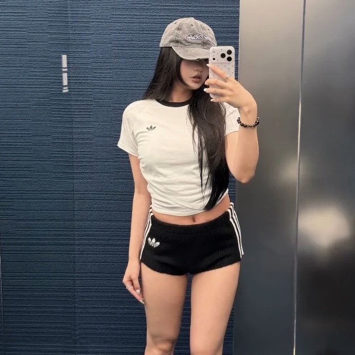 ADIDAS ORIGINALS BY JENNIE 針織短褲 金珍妮 兩色 LD8934/LD8935