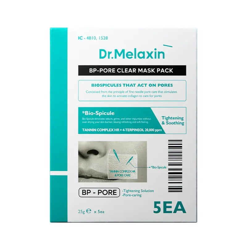 Dr.Melaxin BP還原零毛孔煥膚面膜 5片