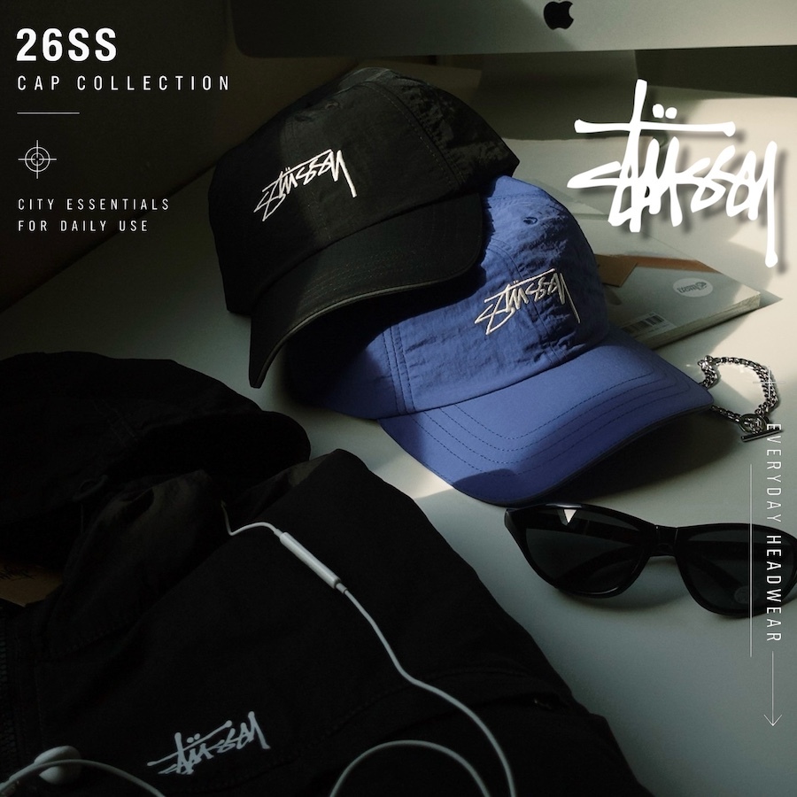 ｜限額發售🔥｜STÜSSY Smooth Stock 輕量彎沿 老帽